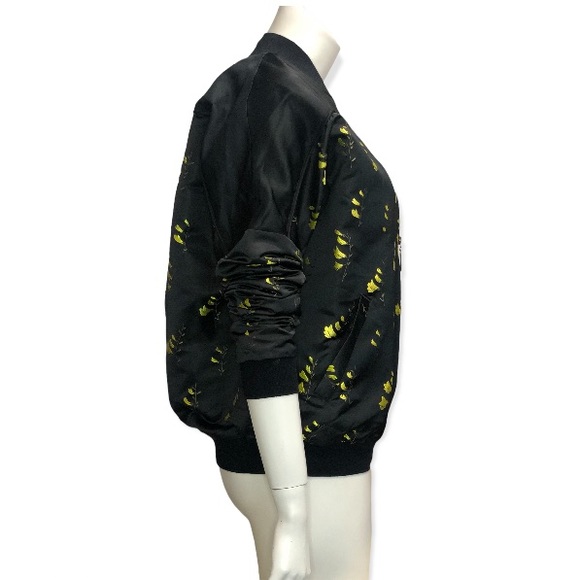 Titika Floral Embroidered Satin Bomber - Picture 4 of 16